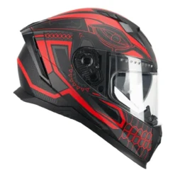 Casco Integrale Cgm 311m Blast Maya Nero Rosso Opaco