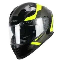 Casco Integrale Cgm 311r Blast Race Nero Giallo Fluo