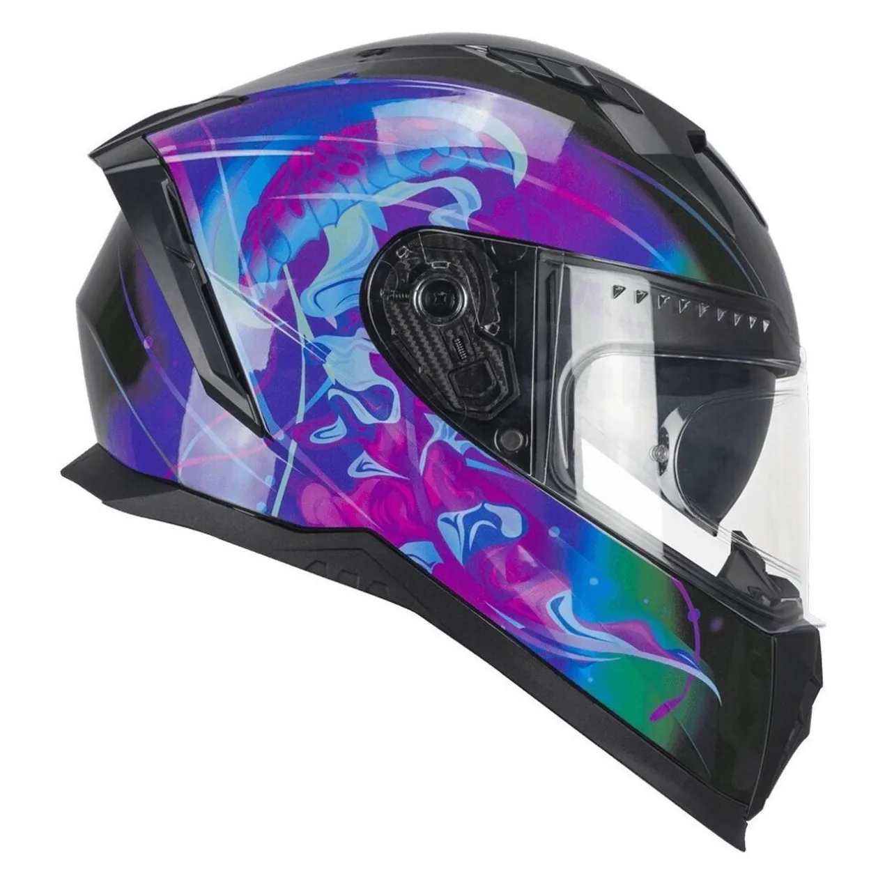 Casco Integrale Cgm 311s Blast Jelly Nero Viola