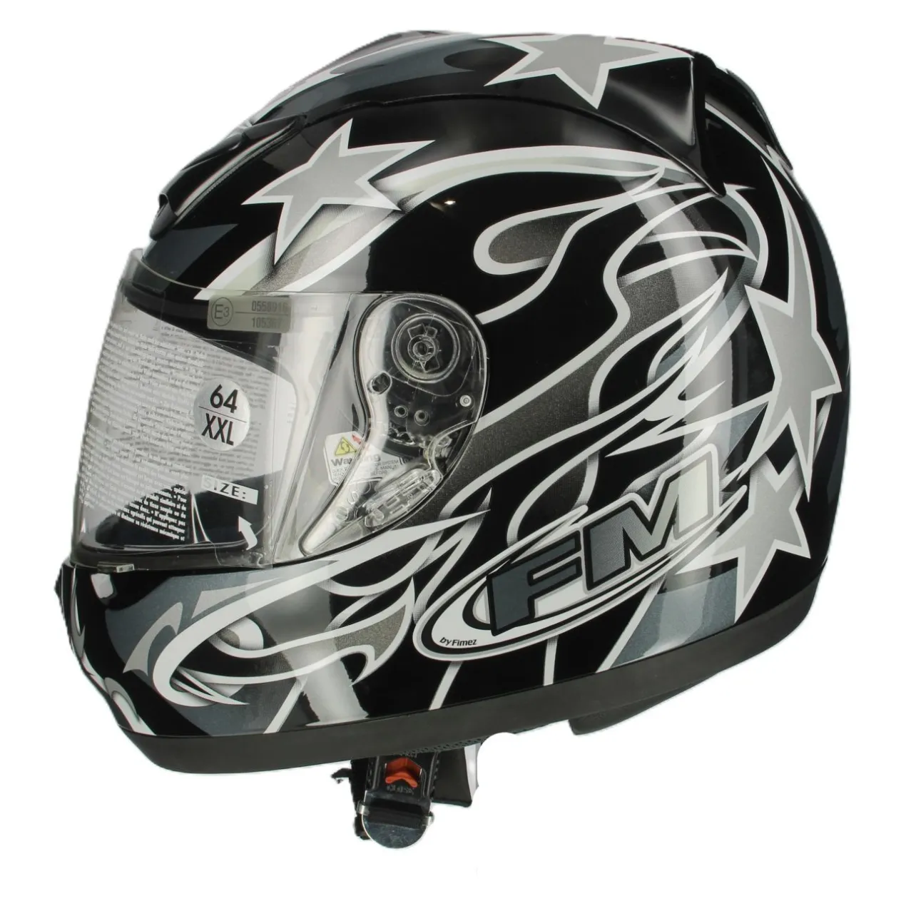 Casco Integrale Fm W10 Nero Fantasia