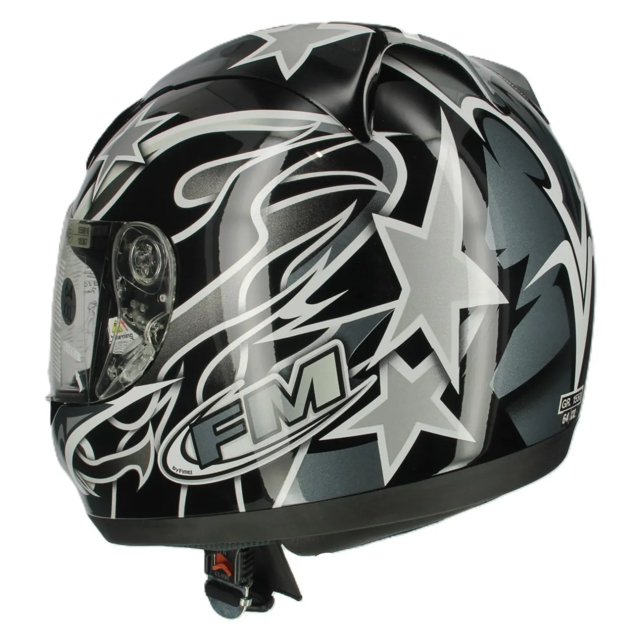 Casco Integrale Fm W10 Nero Fantasia