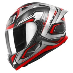 Casco Integrale Givi 50.9 Atomic Nero/argento/rosso