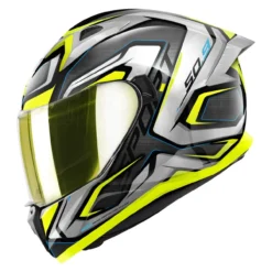 Casco Integrale Givi 50.9 Atomic Nero/argento/giallo