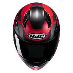 Casco Integrale Hjc C10 Tins Rosso Nero Opaco