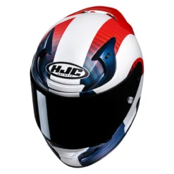 Casco Integrale Hjc Rpha12 Ottin White Blue Red