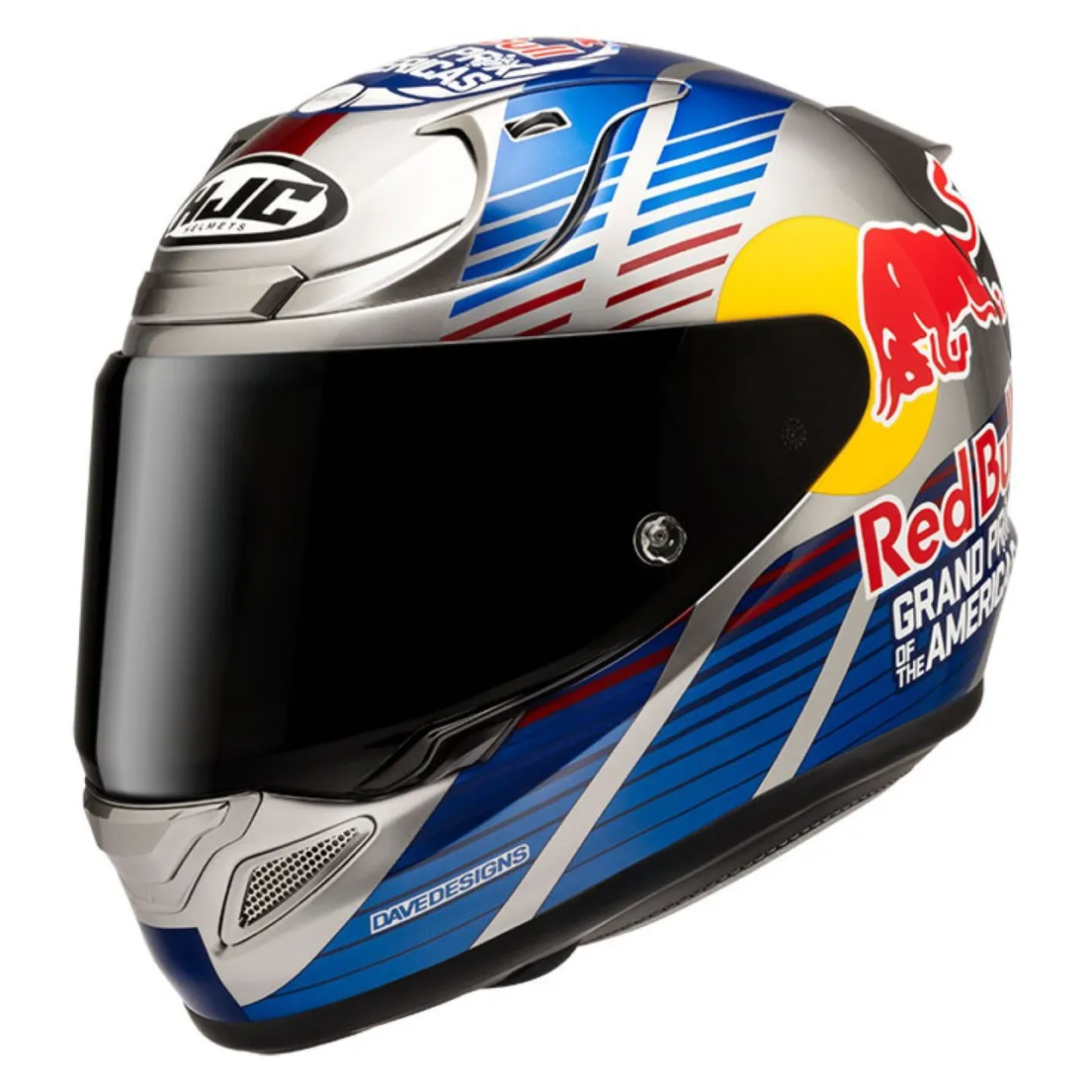 Casco Integrale Hjc Rpha12 Red Bull Austin Gp 2 Mc21
