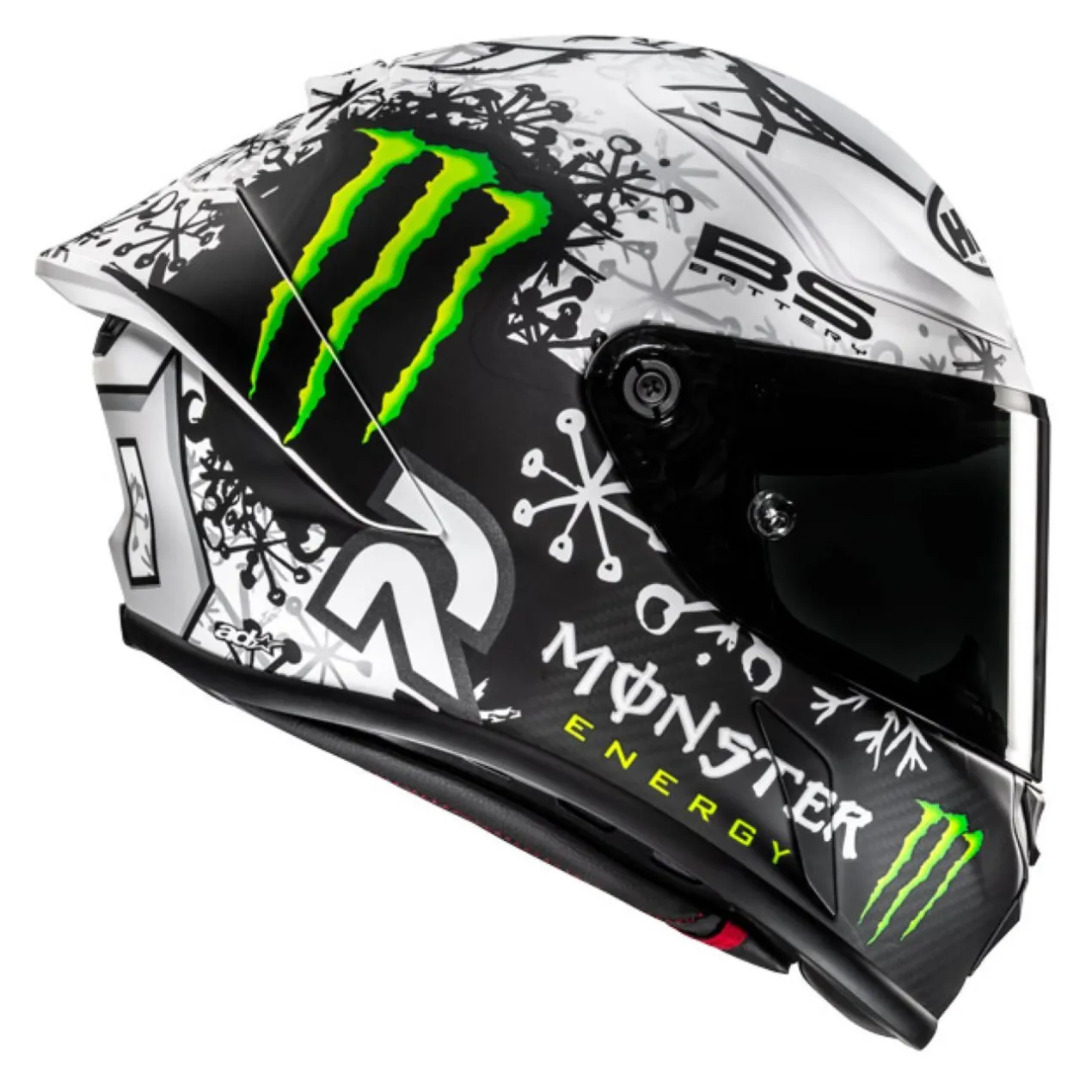 Casco Integrale Hjc Rpha1 V2 Carbon Snow Diablo Mc10sf