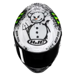 Casco Integrale Hjc Rpha1 V2 Carbon Snow Diablo Mc10sf