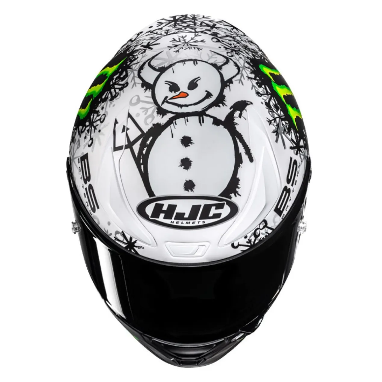Casco Integrale Hjc Rpha1 V2 Carbon Snow Diablo Mc10sf