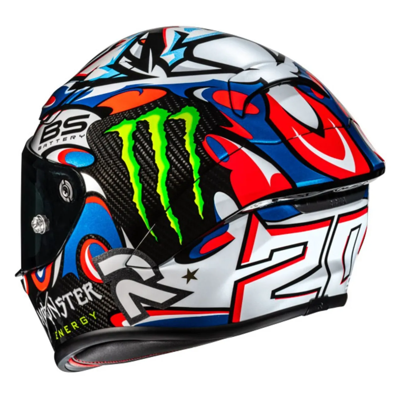 Casco Integrale Hjc Rpha1 V2 Carbon Quartararo Le Mans 3 Mc21