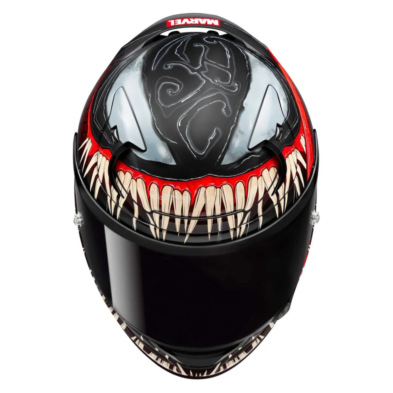 Casco Integrale Hjc Rpha 12 Venom 3 Marvel Black Red