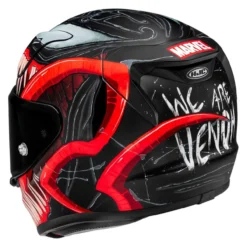 Casco Integrale Hjc Rpha 12 Venom 3 Marvel Black Red
