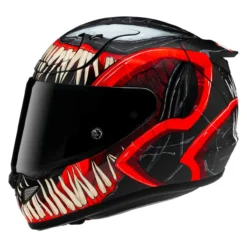 Casco Integrale Hjc Rpha 12 Venom 3 Marvel Black Red