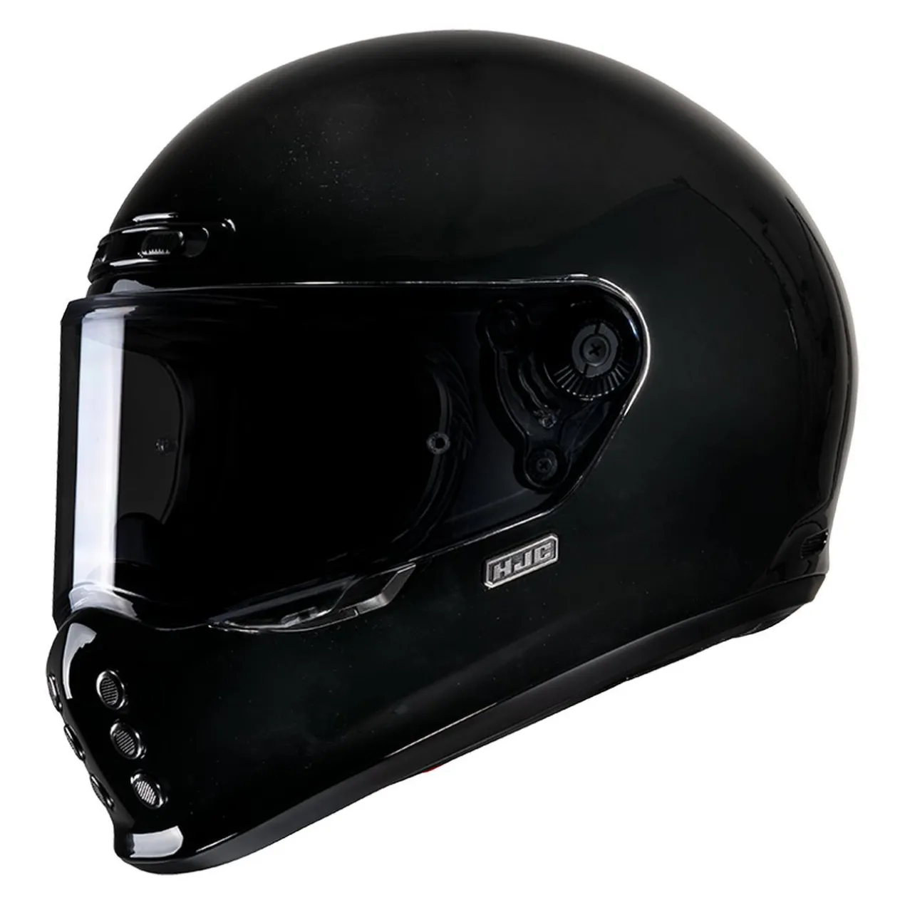 Casco Integrale Hjc V10 Solid Nero Lucido