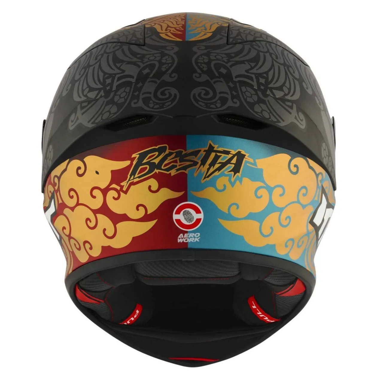 Casco Integrale Kyt Kx-1 Race Gp Replica Bastianini Fim 2024 Gold