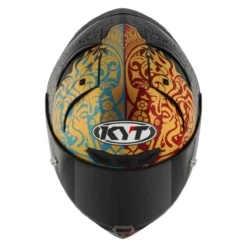 Casco Integrale Kyt Kx-1 Race Gp Replica Bastianini Fim 2024 Gold