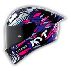 Casco Integrale Kyt Kx-1 Race Gp Replica Bastianini Fim 2024 White/pink
