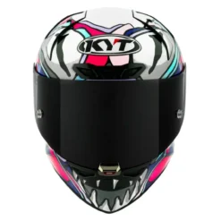 Casco Integrale Kyt Kx-1 Race Gp Replica Bastianini Fim 2024 White/pink