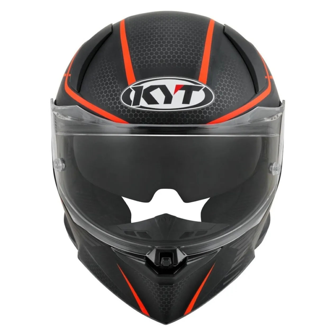 Casco Integrale Kyt R2r Concept Matt Black/red