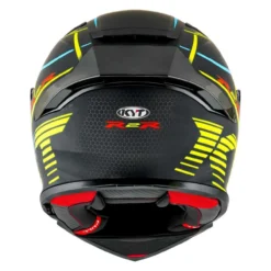 Casco Integrale Kyt R2r Concept Matt Black/yellow