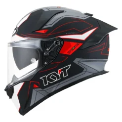 Casco Integrale Kyt R2r Led Matt Black/grey