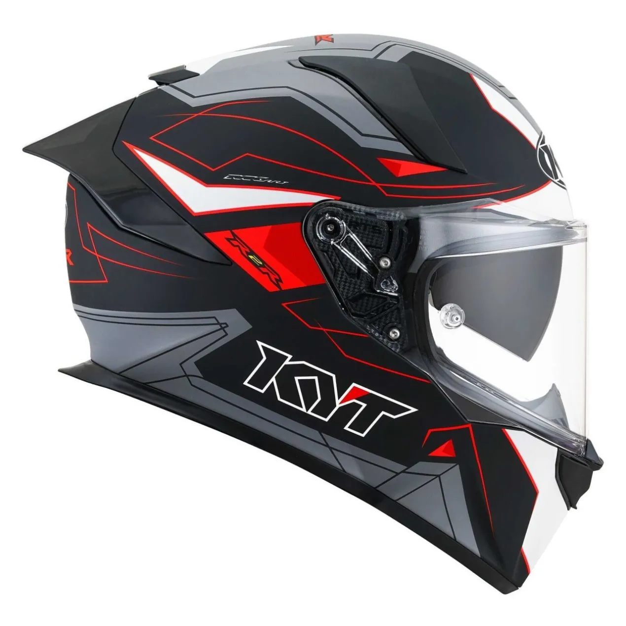 Casco Integrale Kyt R2r Led Matt Black/grey