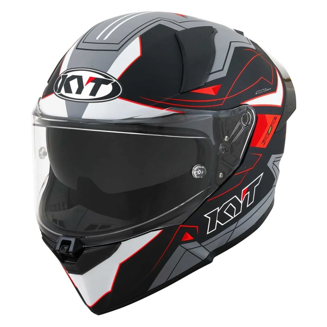 Casco Integrale Kyt R2r Led Matt Black/grey