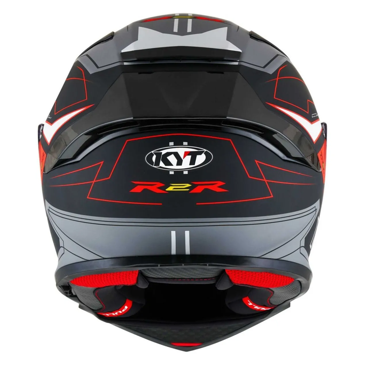 Casco Integrale Kyt R2r Led Matt Black/grey
