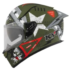 Casco Integrale Kyt R2r Max Assault Matt Army Green