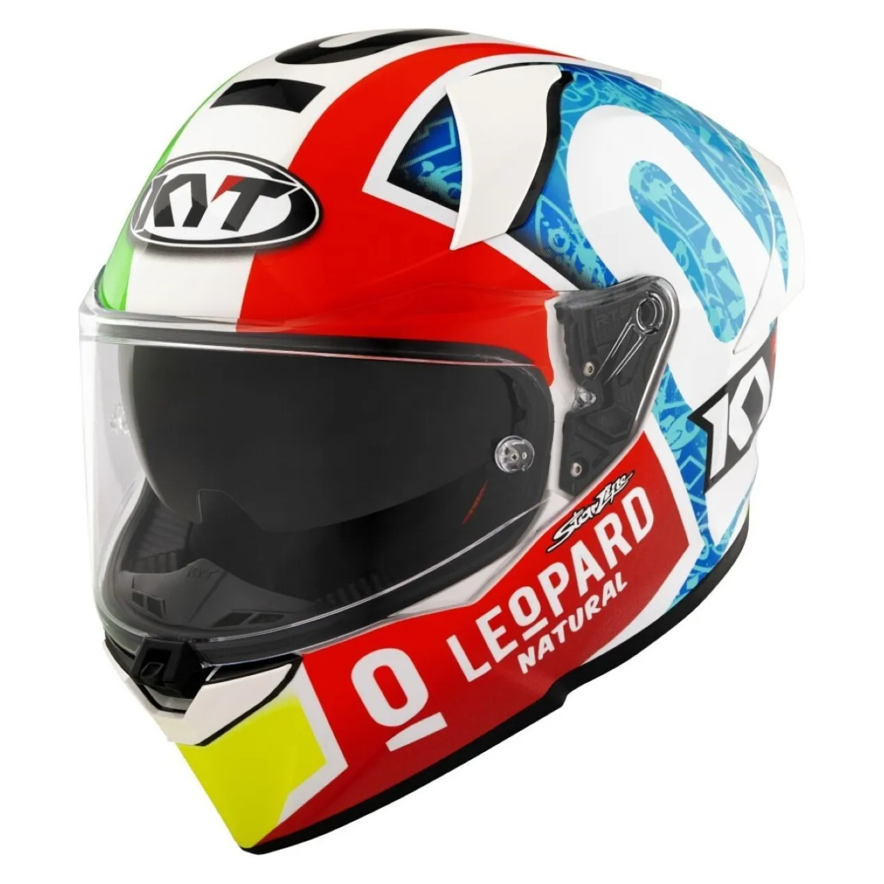 Casco Integrale Kyt R2r Max Replica Foggia Misano 2021 Red White Green