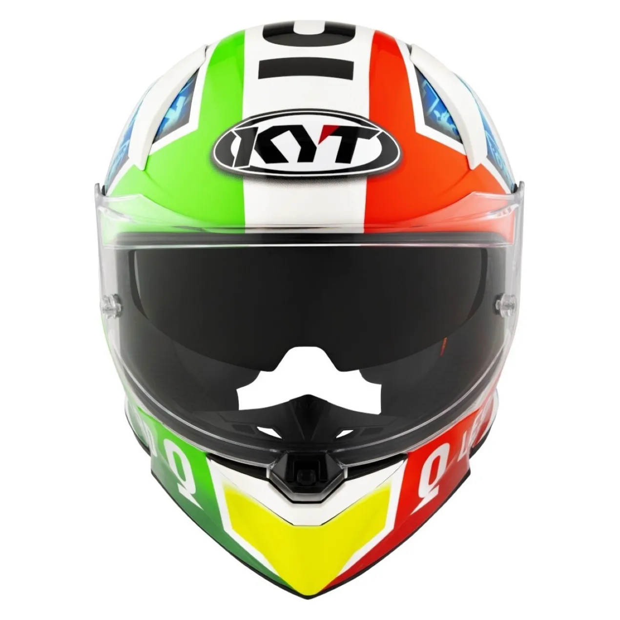 Casco Integrale Kyt R2r Max Replica Foggia Misano 2021 Red White Green