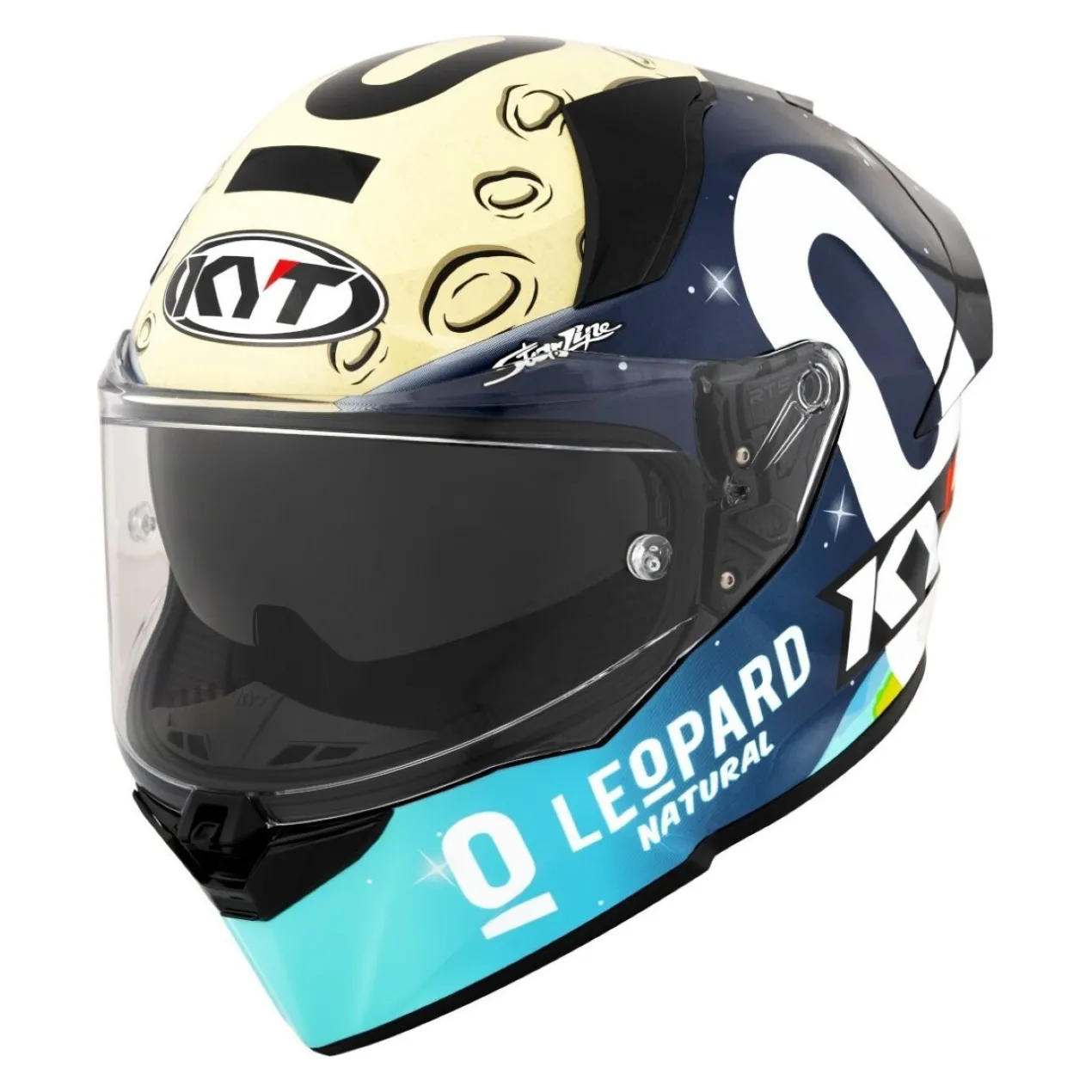 Casco Integrale Kyt R2r Max Replica Foggia Mugello 2022 Light Blue