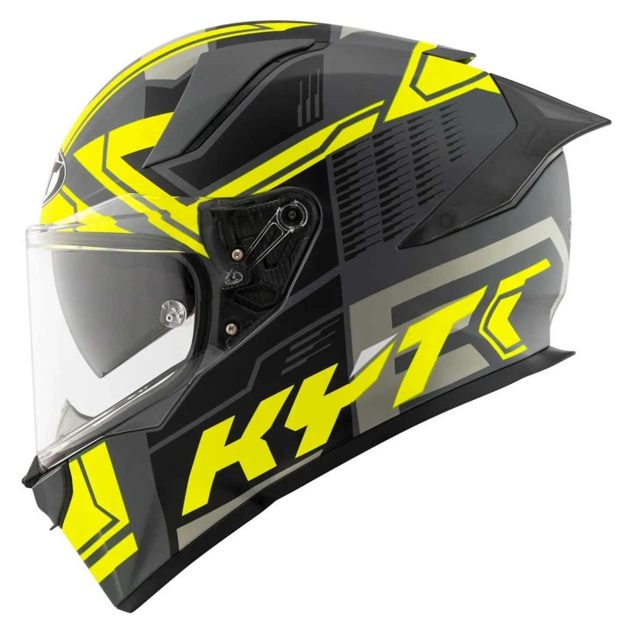 Casco Integrale Kyt R2r Octane Matt Yellow
