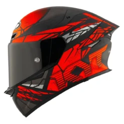 Casco Integrale Kyt Tt-revo Combustion Matt Red