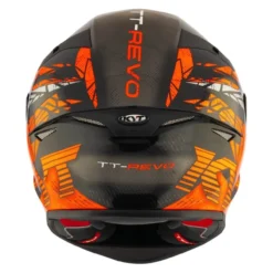 Casco Integrale Kyt Tt-revo Combustion Orange