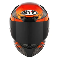 Casco Integrale Kyt Tt-revo Combustion Orange