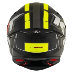 Casco Integrale Kyt Tt-revo Electron Matt Black/ylw