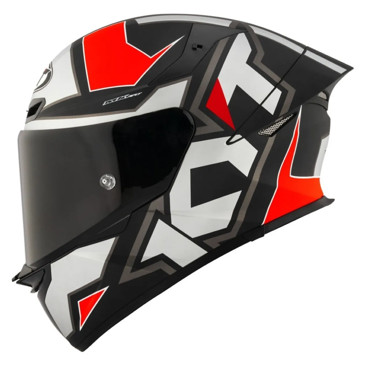 Casco Integrale Kyt Tt-revo Electron Matt Grey/red