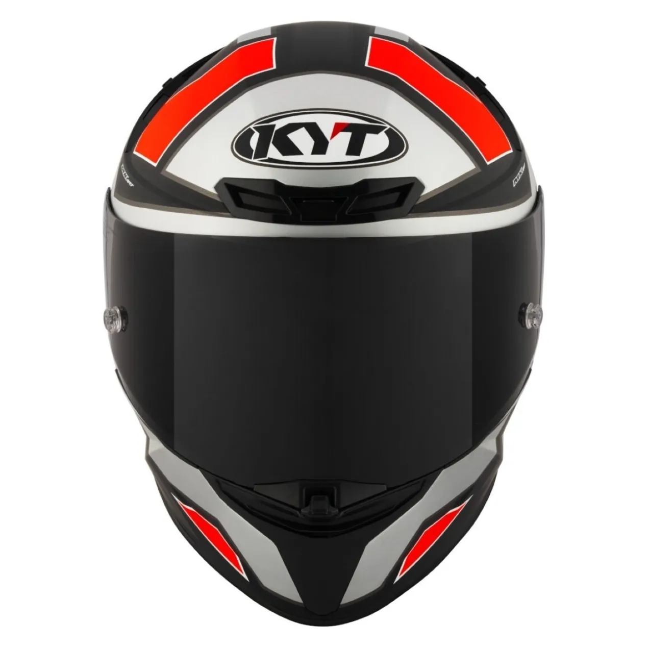 Casco Integrale Kyt Tt-revo Electron Matt Grey/red
