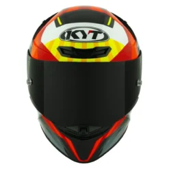 Casco Integrale Kyt Tt-revo Flux Red/yellow