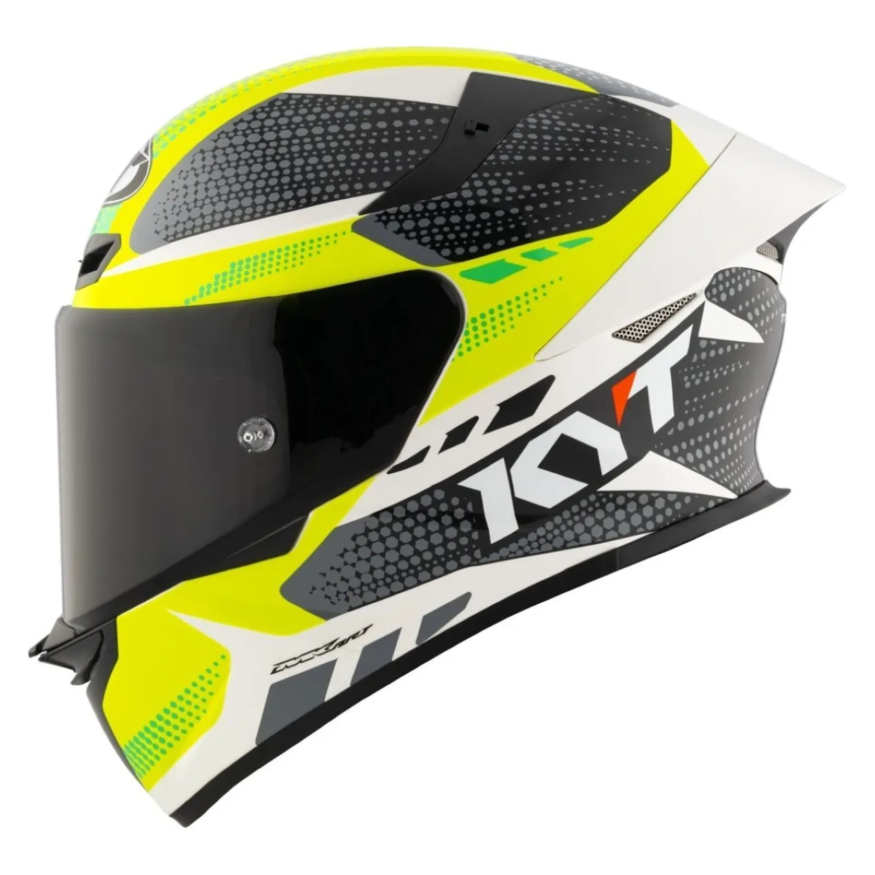 Casco Integrale Kyt Tt-revo Gear Blk/yellow