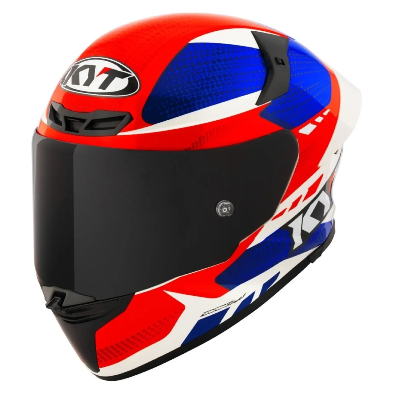 Casco Integrale Kyt Tt-revo Gear Blue/red