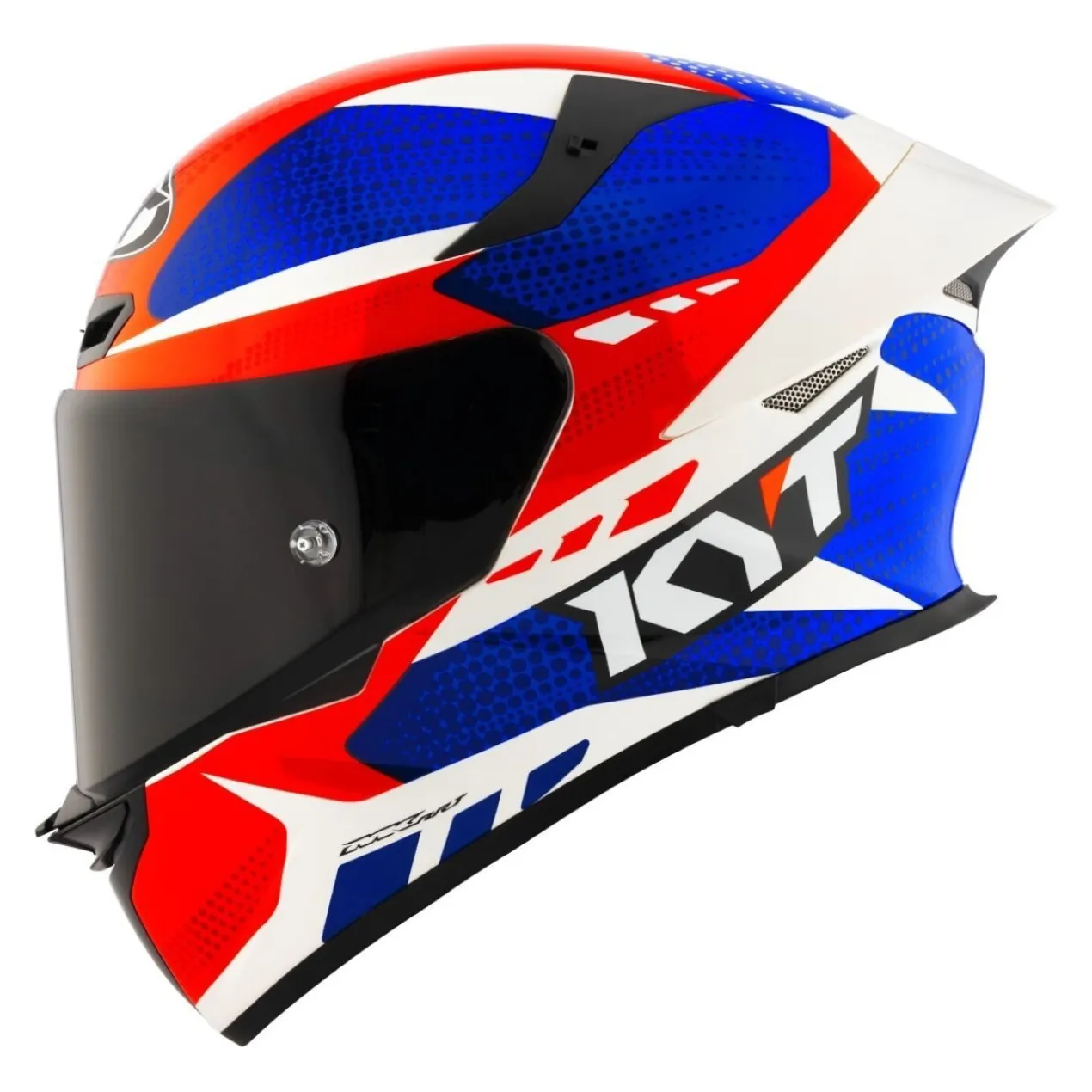 Casco Integrale Kyt Tt-revo Gear Blue/red
