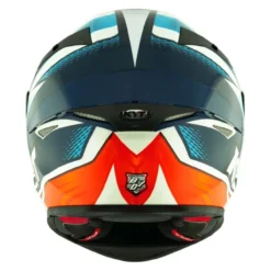 Casco Integrale Kyt Tt-revo Replica Tati Blue/yellow