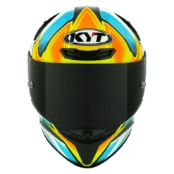 Casco Integrale Kyt Tt-revo Replica Tati Blue/yellow