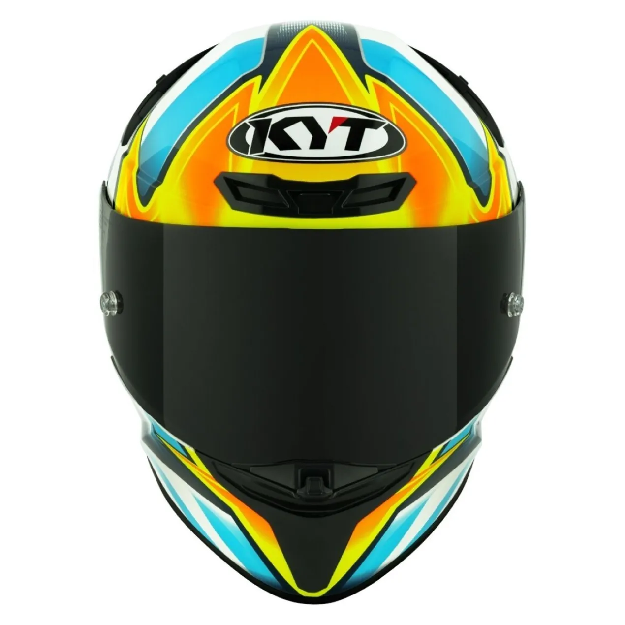 Casco Integrale Kyt Tt-revo Replica Tati Blue/yellow
