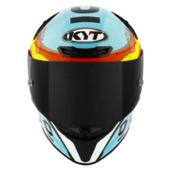 Casco Integrale Kyt Tt-revo Replica Leopard Spainard Light Blue