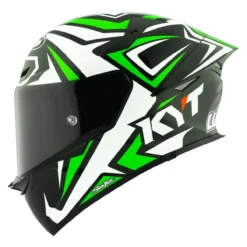 Casco Integrale Kyt Tt-revo Replica Alex Lowes White/green Fluo