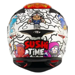 Casco Integrale Kyt Tt-revo Sushi Time Red