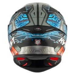 Casco Integrale Kyt Tt-revo Synchrotron Blue/red